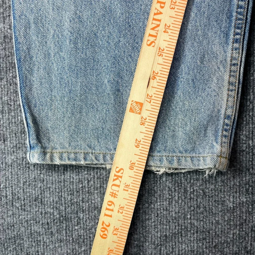 Kirkland Signature Denim Jeans Men's Blue Denim Straight Leg Zip Fly Y2K - 40X30
